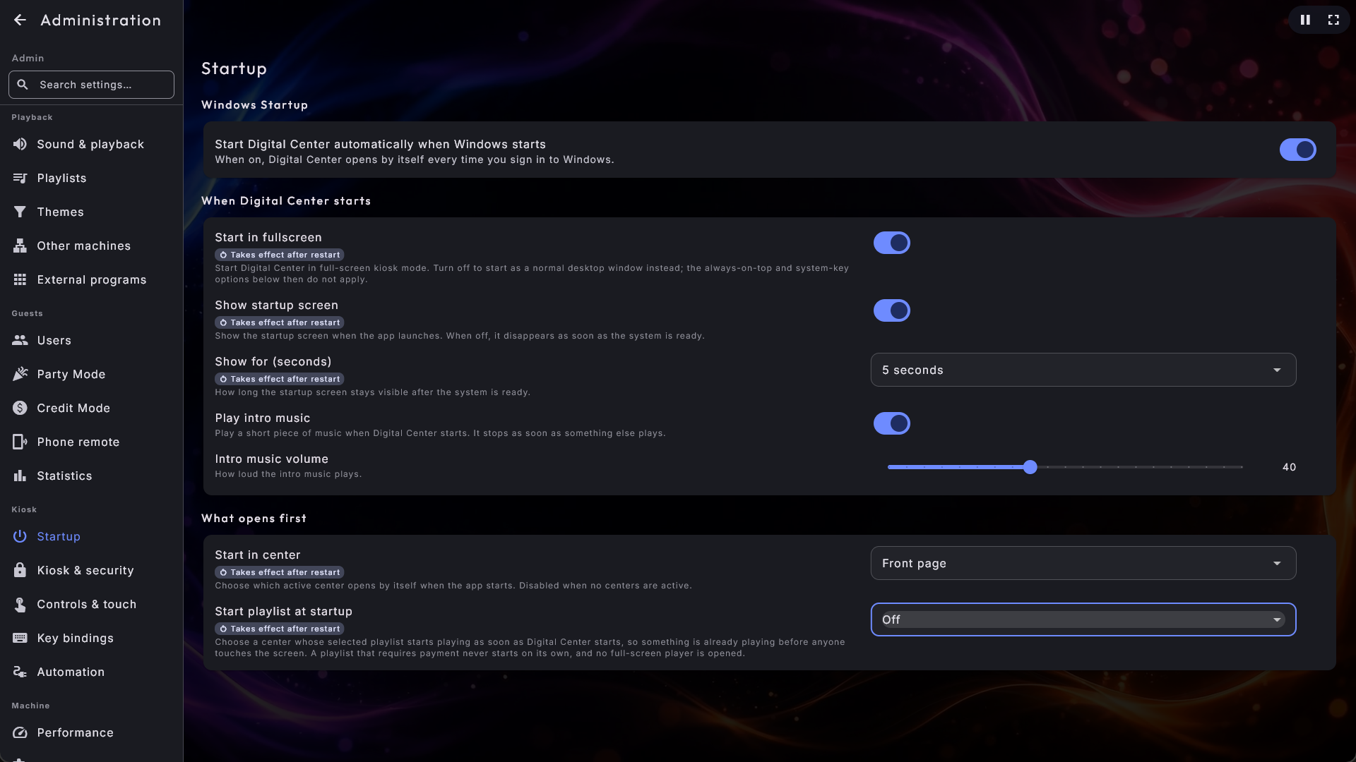 Avvio automatico insieme a Windows