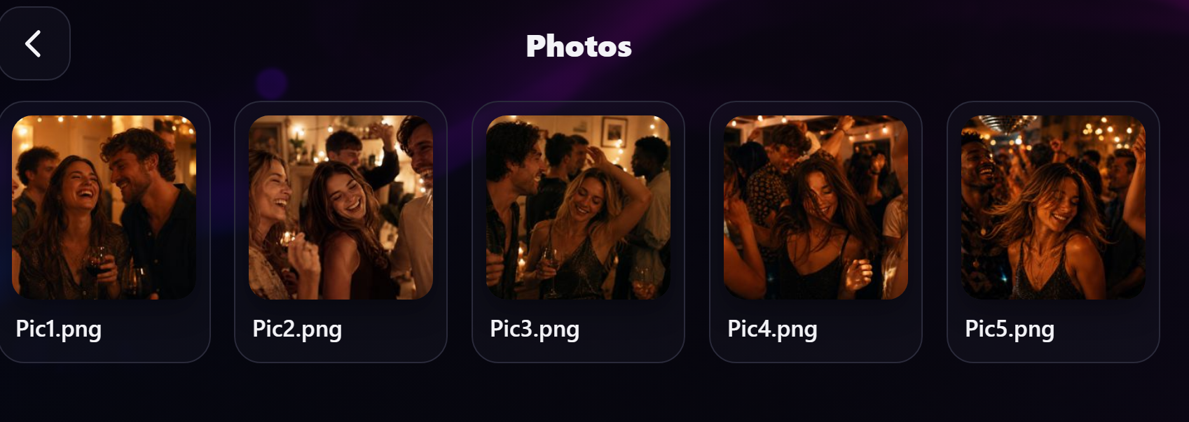 Fotos auf dem Handy eines Gastes durchstöbern